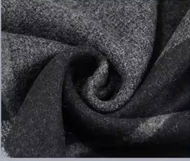 Men & Women Checked Pattern Cashmere Touch Scarf - Warm Fringe Shawl