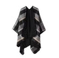 Cashmere Wool Cape Scarf Split Thickened Autumn and Winter Women Cape