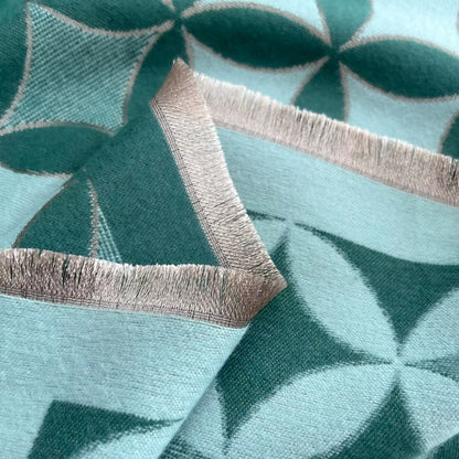 Women Luxurious Cashmere Touch Scarf - Warm Fringe Shawl