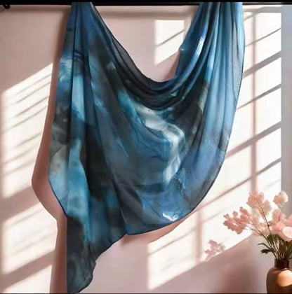 Women Silk Satin Scarf Hijab Women Soft Large Wrap