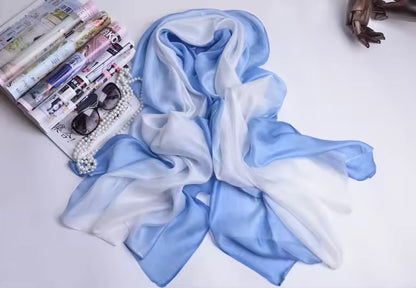 Women Silk Satin Scarf Hijab Women Soft  Large Wrap
