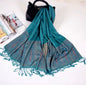 Luxury Women Classic Pashmina Cashmere Touch Scarf - Warm Fringe Pashmina Shaw