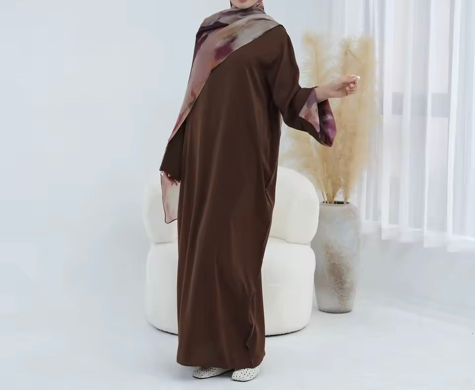 Women Closed Abaya Luxury Modest Clothing