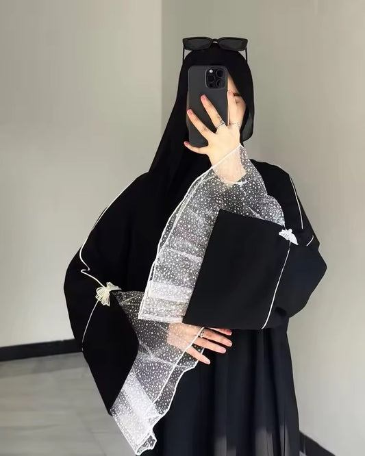 Women Black Abaya Modest Clothing Women Closed Abaya