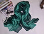 Women Silk Satin Scarf Hijab Women Soft  Large Wrap