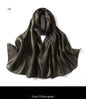 Women Glimmer Shiny Women Hijab Scarf Muslim Long Scarves Light Weight