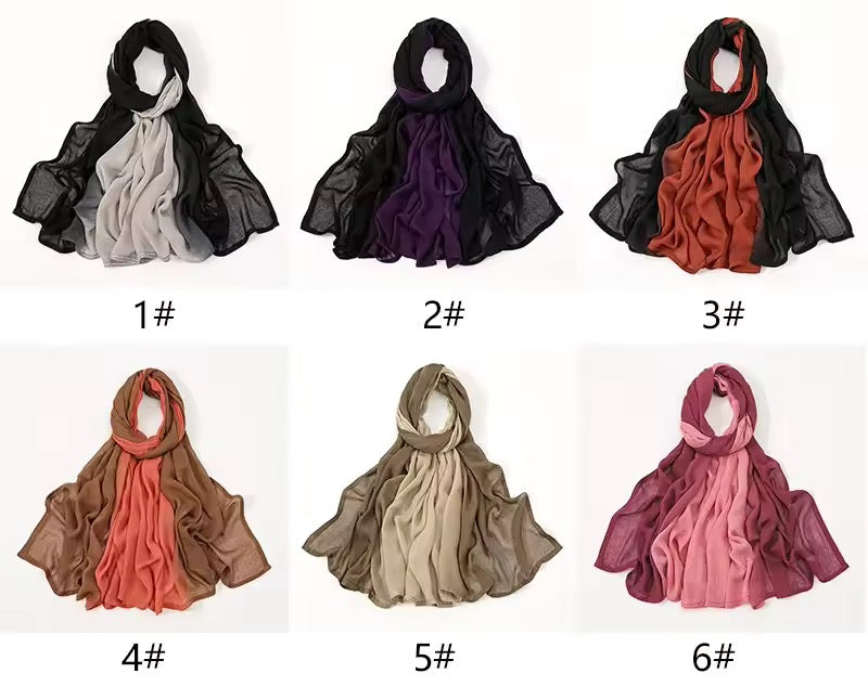 Women Silk Satin Scarf Hijab Women Soft Large Wrap