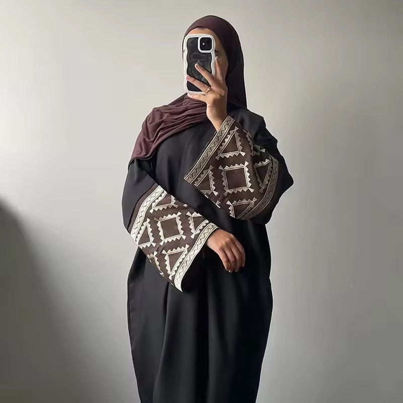 Women Black Abaya Modest Clothing Women Closed Abaya
