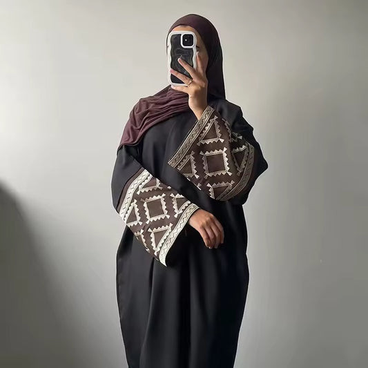 Women Black Abaya Modest Clothing Women Closed Abaya