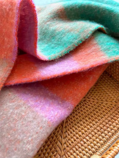 Women Woollen & Men Wool Scarf - Warm Fringe Shaw