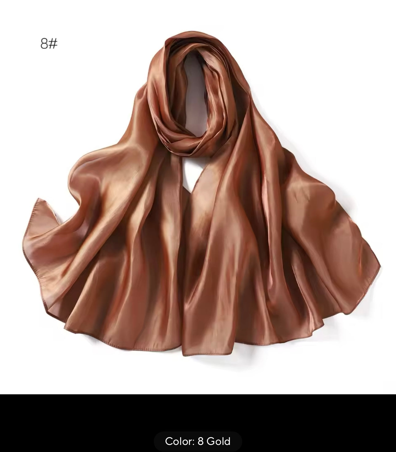 Women Glimmer Shiny Women Hijab Scarf Muslim Long Scarves Light Weight