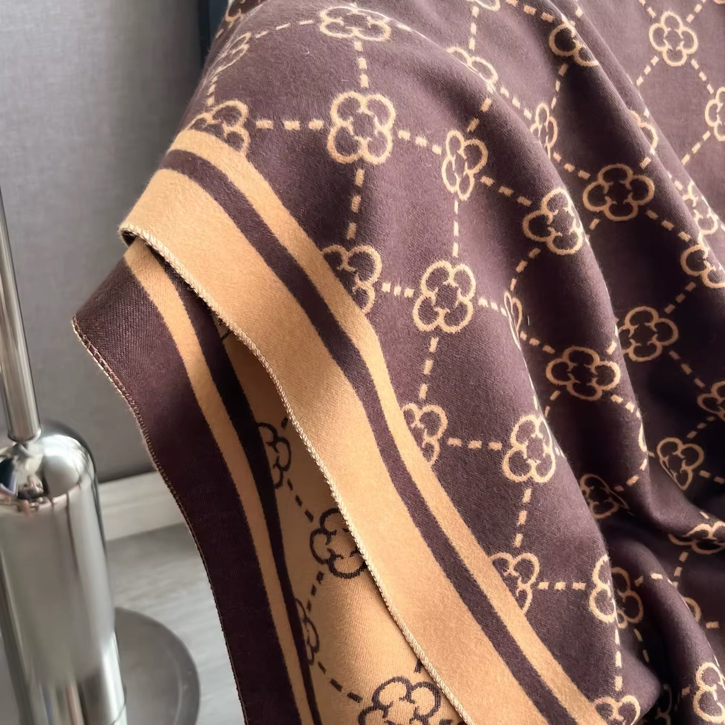 Women Luxurious Cashmere Touch Scarf  - Warm Fringe Shawl