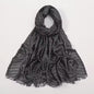 Women Glimmer Shiny Women Hijab Scarf Muslim Long Scarves Light Weight