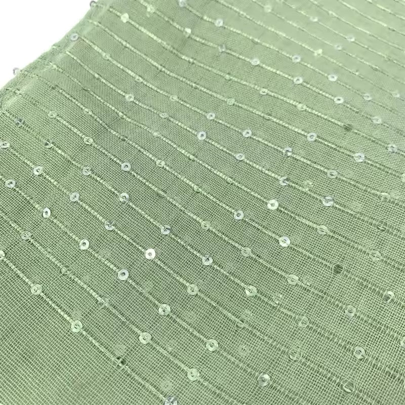 Women Glimmer Shiny Women Hijab Scarf Muslim Long Scarves Light Weight