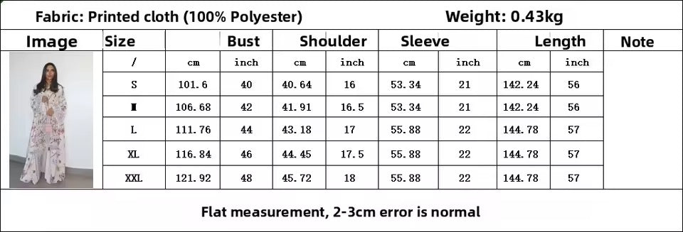 Women Split Abaya Open Front Kaftan Arab Long Robe