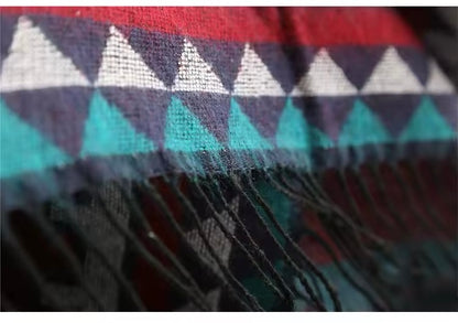 Cashmere Wool Cape Scarf Split Thickened Autumn and Winter Women Cape