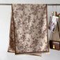 New Luxury Women Floral Double Sided Cashmere Touch Scarf - Warm Fringe Pashmina Shawl Bufanda UK