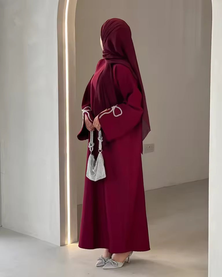 Women Closed Abaya Luxury Modest Clothing