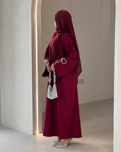 Women Closed Abaya Luxury Modest Clothing