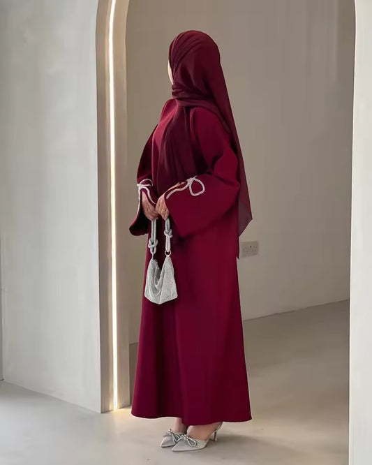 Women Closed Abaya Luxury Modest Clothing