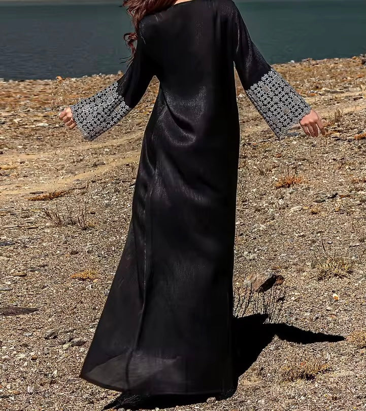 Women Black Abaya Modest Clothing Women Closed Abaya