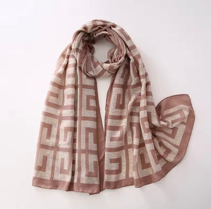 Women Silk Satin Scarf Foulard Hijab Women Soft Large Wrap