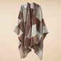 Cashmere Wool Cape Scarf Split Thickened Autumn and Winter Women Cape