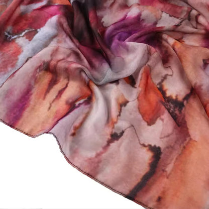 Women Silk Satin Scarf Hijab Women Soft Large Wrap