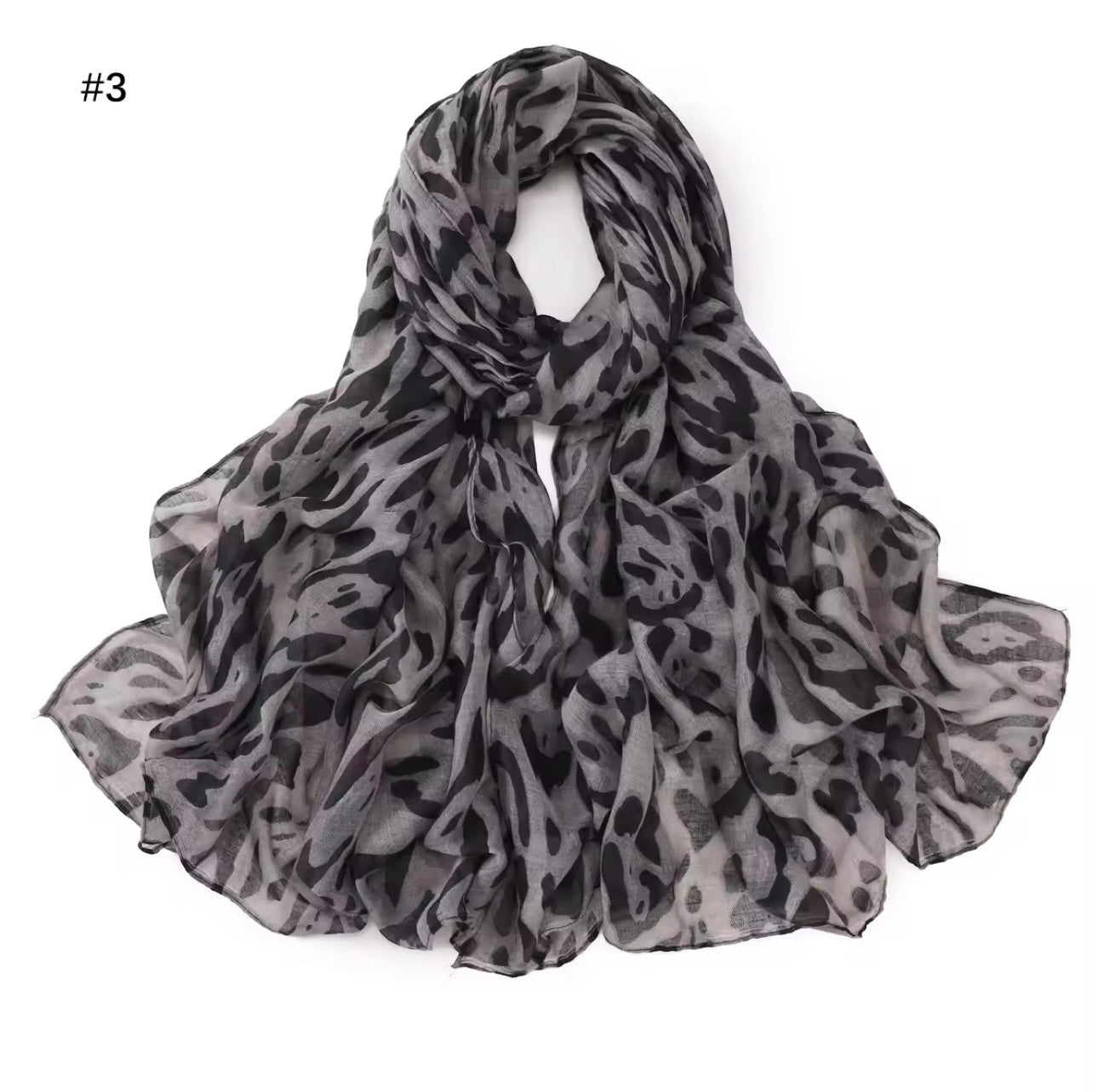 Cheetah Print Women Silk Satin Scarf Foulard Women Hijab Women Allure Wrap