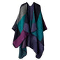 Cashmere Wool Cape Scarf Split Thickened Autumn and Winter Women Cape