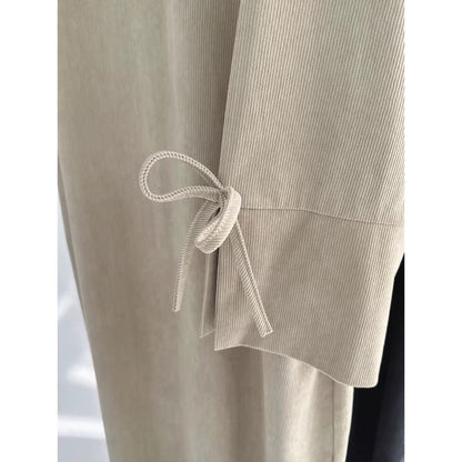 Sweet Bow-knot Dubai Women Closed Abaya Luxury Modest Clothing