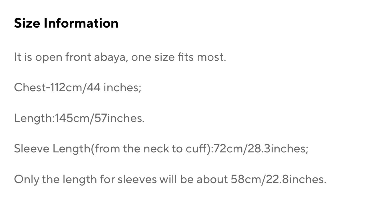 Split Women Black Abaya Modest Clothing Women Split Coat Abaya