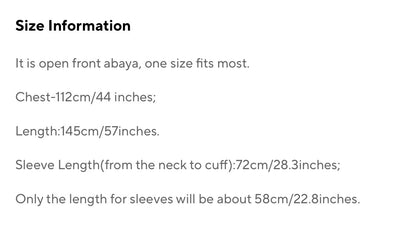 Split Women Black Abaya Modest Clothing Women Split Coat Abaya