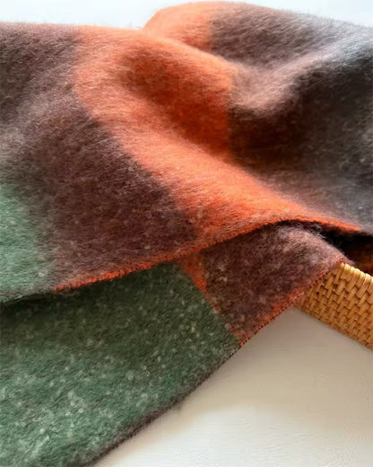 Women Woollen & Men Wool Scarf - Warm Fringe Shaw