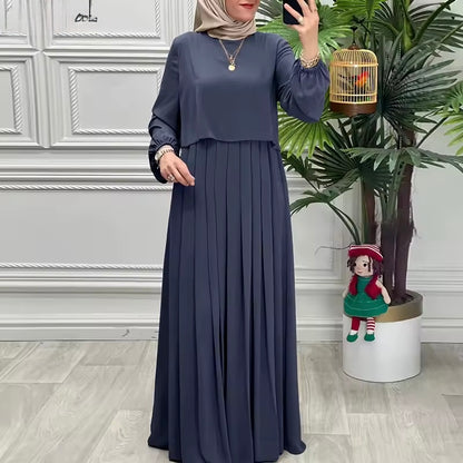 Women Closed Abaya Luxury Modest Clothing