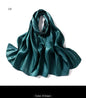 Women Glimmer Shiny Women Hijab Scarf Muslim Long Scarves Light Weight