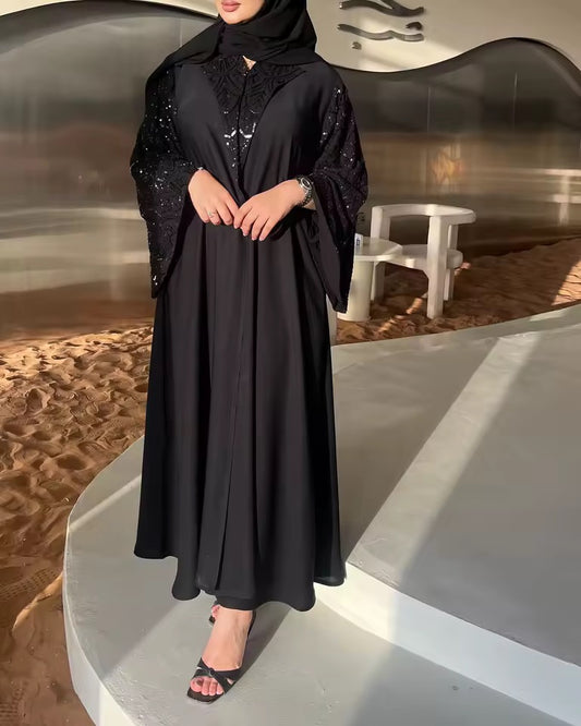 Women Black Abaya Modest Clothing Women Closed Abaya