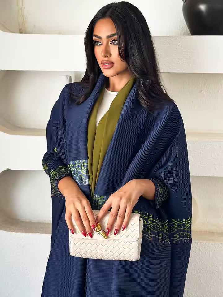 Women Split Abaya Open Front Kaftan Arab Long Robe Women Luxury Abaya