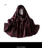 Women Glimmer Shiny Women Hijab Scarf Muslim Long Scarves Light Weight