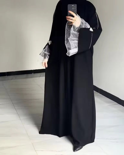 Women Black Abaya Modest Clothing Women Closed Abaya