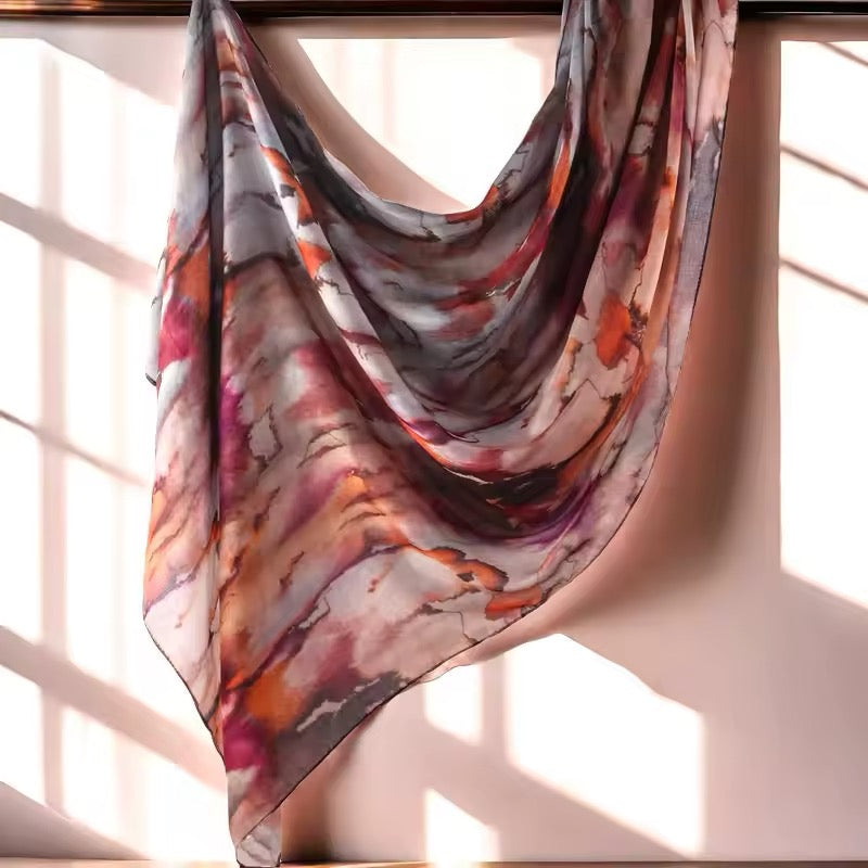 Women Silk Satin Scarf Hijab Women Soft Large Wrap