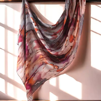 Women Silk Satin Scarf Hijab Women Soft Large Wrap