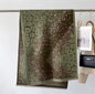Leopard Print Scarf Thickened Warm Cashmere Double Sided Shawl Women Allure
