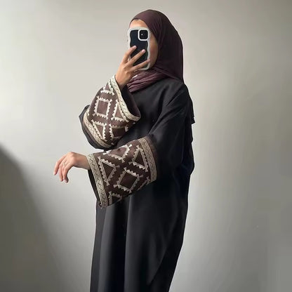 Women Black Abaya Modest Clothing Women Closed Abaya