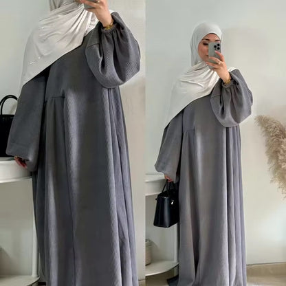 Women Closed Abaya Luxury Modest Clothing