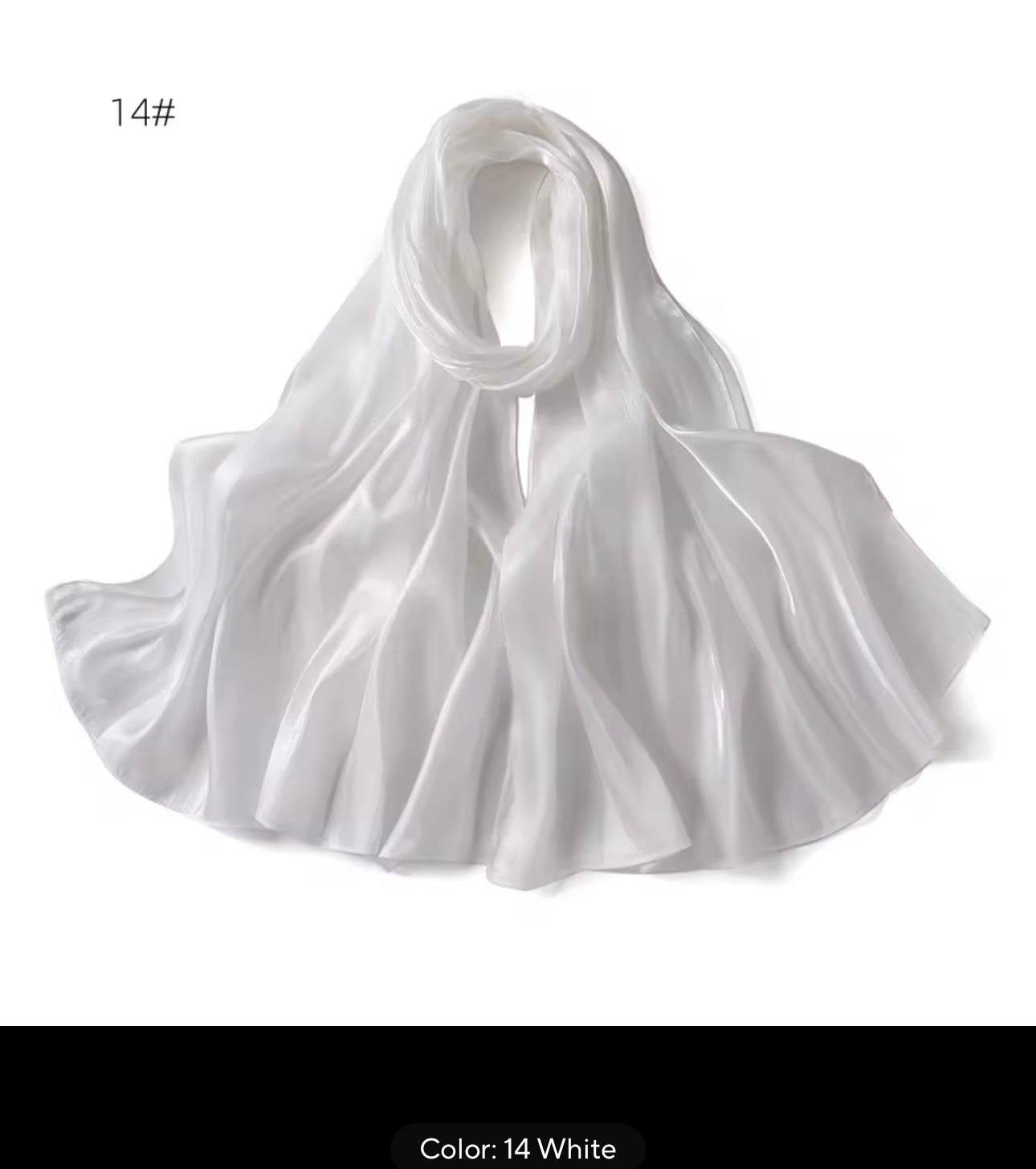 Women Glimmer Shiny Women Hijab Scarf Muslim Long Scarves Light Weight