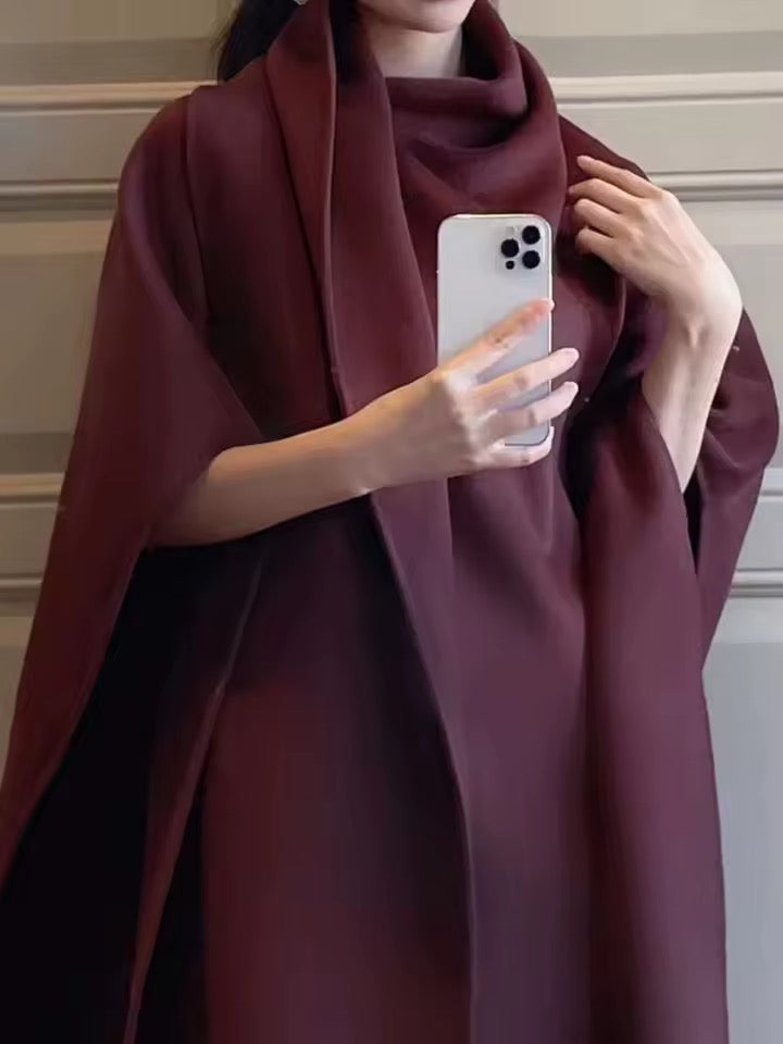 Women Luxury Cape Modest Clothing