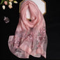 Women Embroidered Scarf Elegant and Versatile for Women Floral Shawl