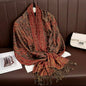 Luxury Women Classic Pashmina  Cashmere Touch Bohemia Scarf - Warm Fringe Shawl