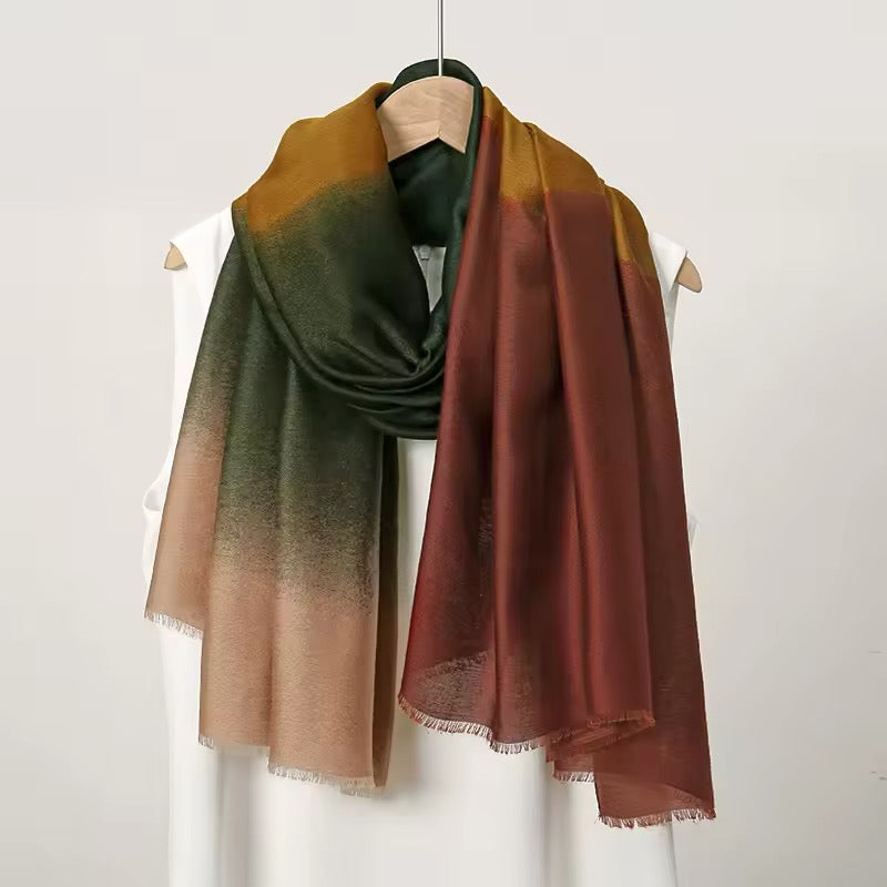 Women Silk Satin Scarf Hijab Women Soft Large Wrap